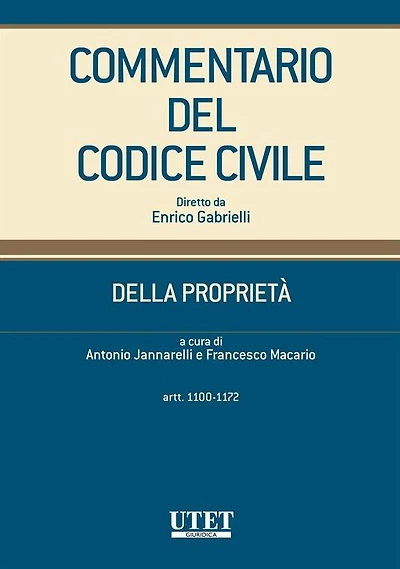Della proprietà - artt. 1100-1172