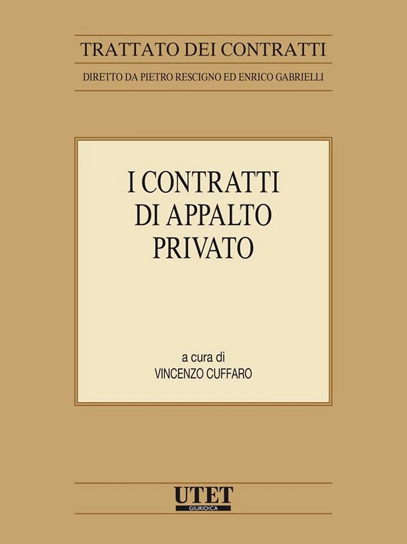 I contratti di appalto privato