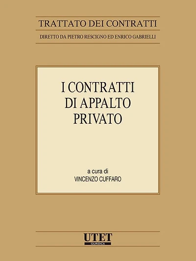 I contratti di appalto privato