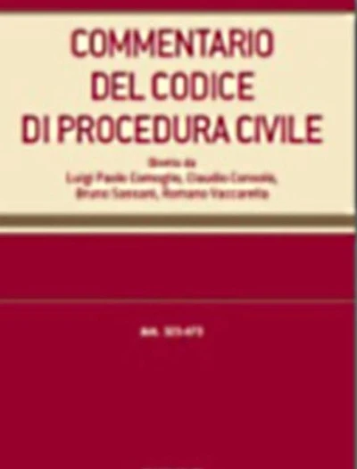 Commentario del Codice di procedura civile. III. Tomo secondo - artt. 275-322