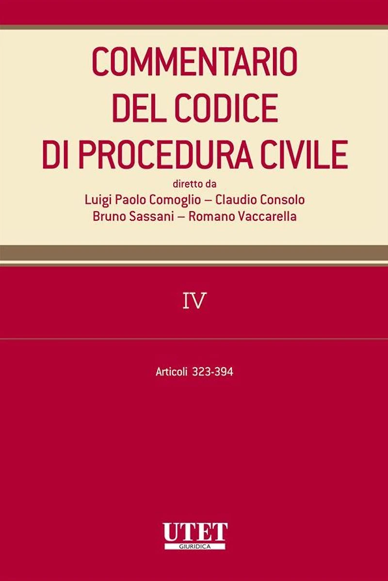 Commentario al codice di procedura civile - vol. 4
