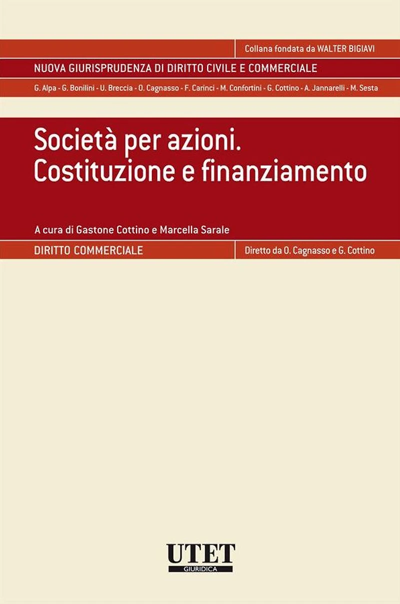 Società per azioni. Costituzione e finanziamento