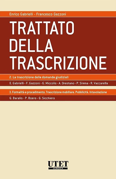 Trattato della Trascrizione Vol. II e III