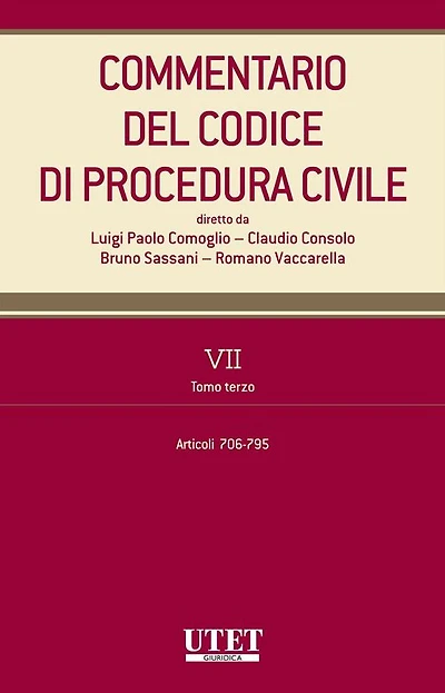 Commentario del Codice di procedura civile - vol. 7 - tomo III