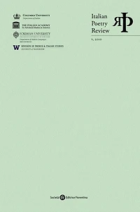 Italian Poetry Review vol. V, anno 2010