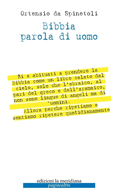 Bibbia parola di uomo
