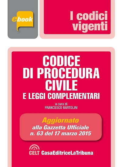 Codice di procedura civile e leggi complementari