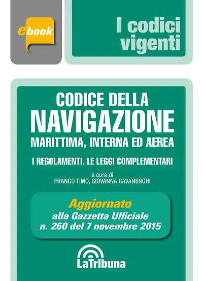 Codice della navigazione marittima, interna ed aerea