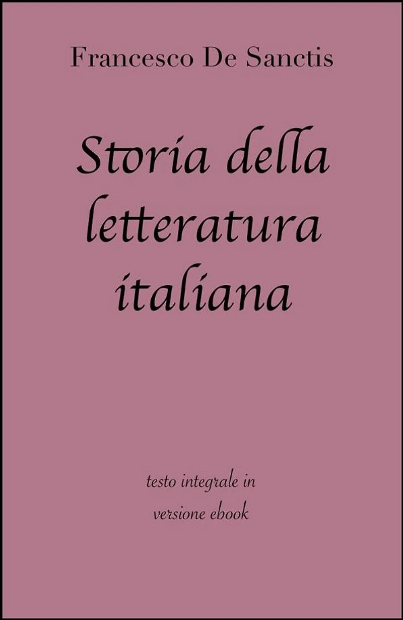 Storia della Letteratura Italiana