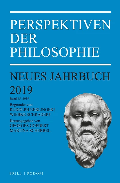Perspektiven der Philosophie: Neues Jahrbuch. Band 45 - 2019