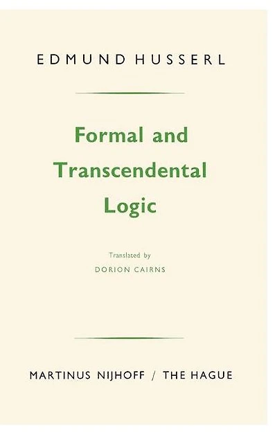 Formal and Transcendental Logic