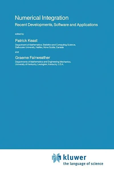 Numerical Integration: Recent Developments, Software and Applications