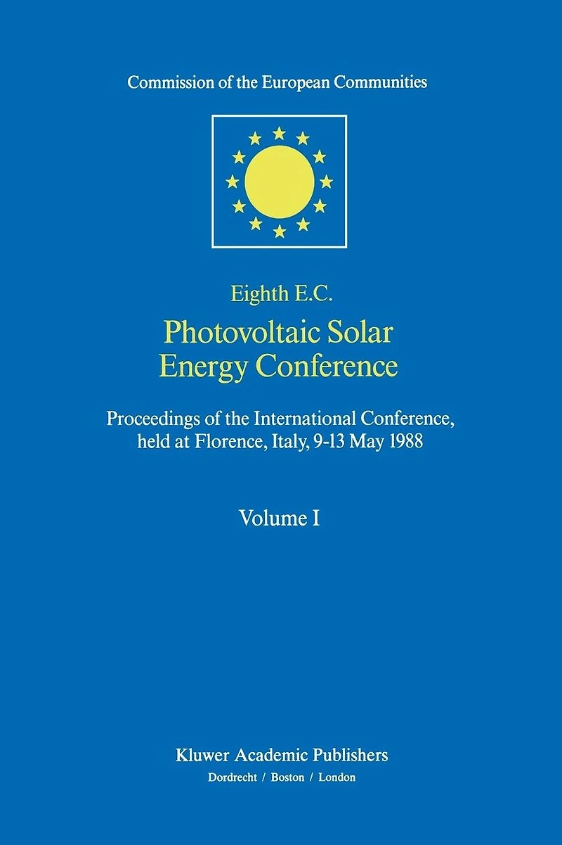 Eighth E.C. Photovoltaic Solar Energy Conference