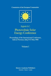 Eighth E.C. Photovoltaic Solar Energy Conference