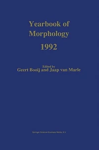 Yearbook of Morphology 1992