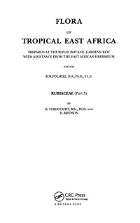 Flora of tropical East Africa - Rubiaceae Volume 3 (1991)