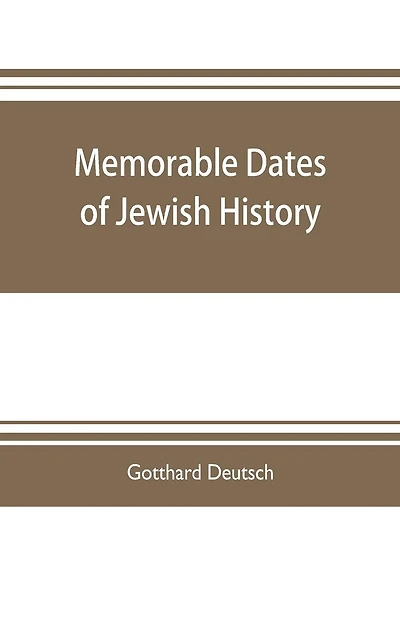 Memorable dates of Jewish history