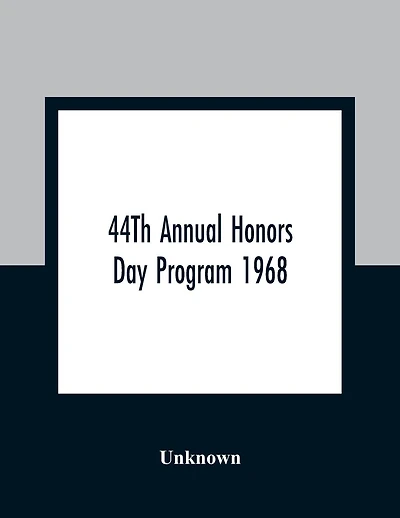 44Th Annual Honors Day Program 1968