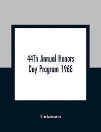 44Th Annual Honors Day Program 1968