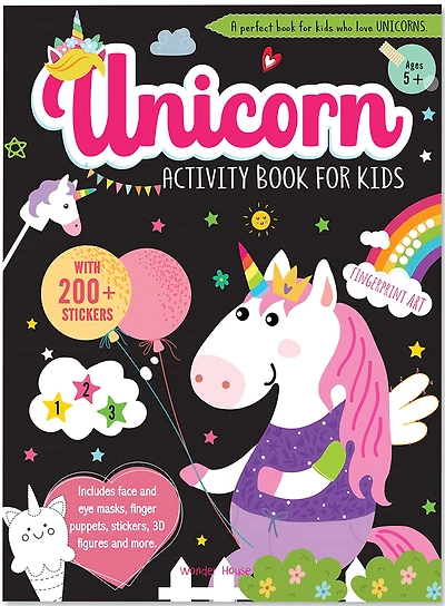 Unicorn Activity Book For Kids