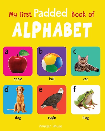 My First Padded Book of Alphabet: Early Learning Board Books for Children