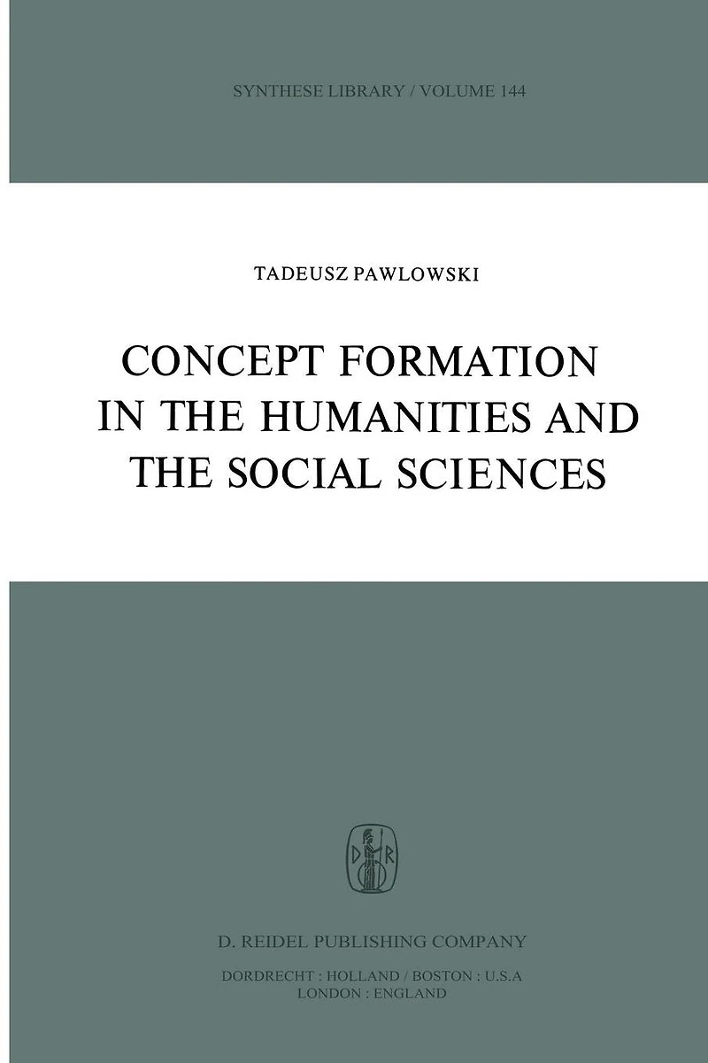 Concept Formation the Humanities and Social Sciences