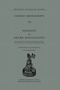 Codices Manuscripti: Handlist of Arabic Manuscripts