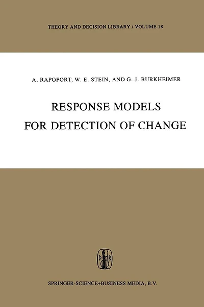 Response Models for Detection of Change