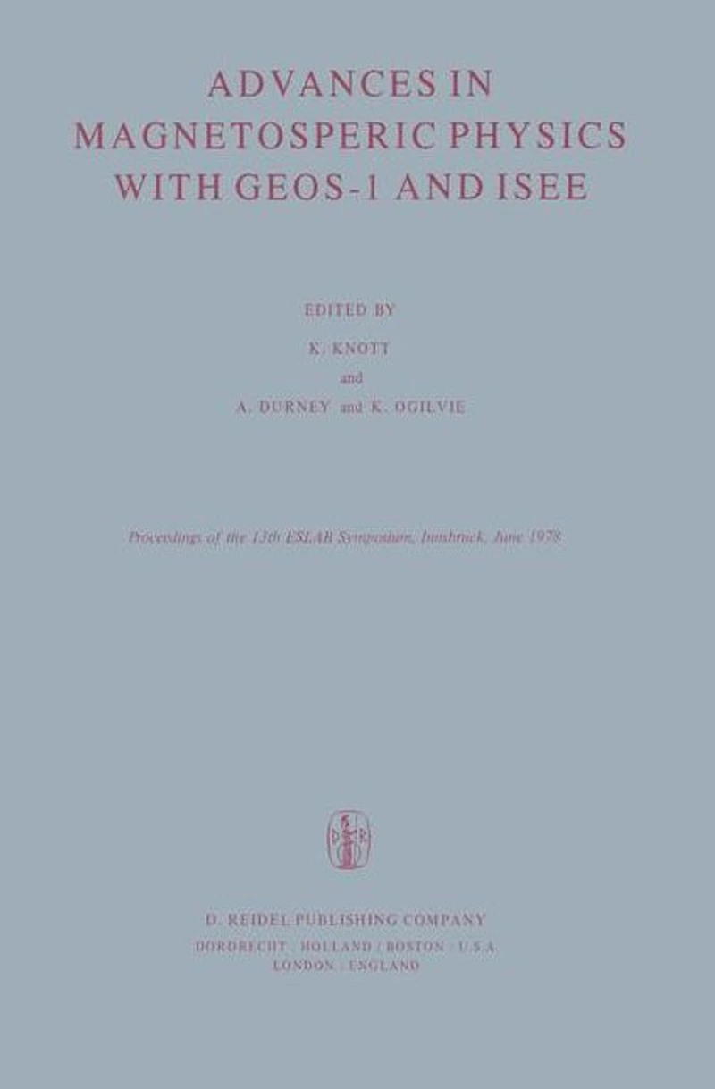Advances in Magnetospheric Physics with GEOS-1 and ISEE