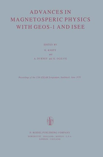 Advances in Magnetospheric Physics with GEOS-1 and ISEE