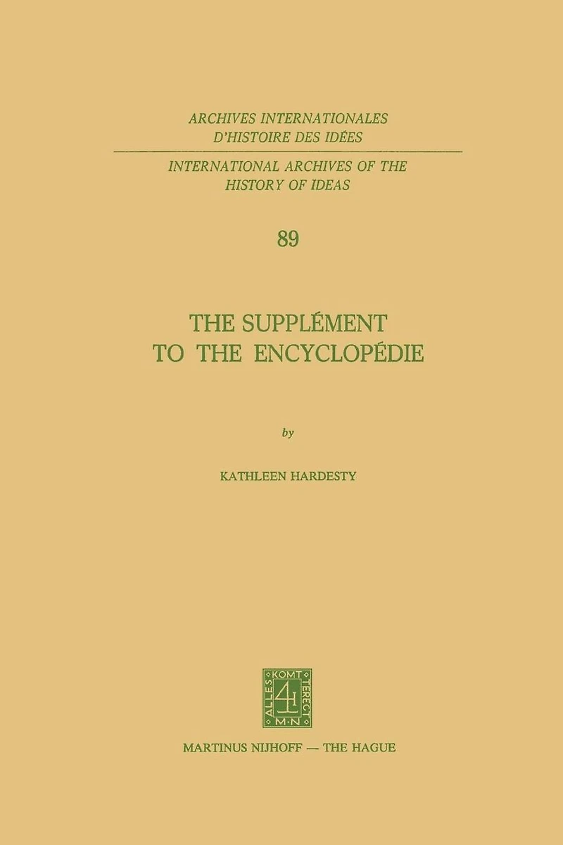 the Supplément to Encyclopédie