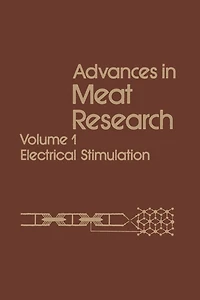 Advances in Meat Research: Volume 1 Electrical Stimulation