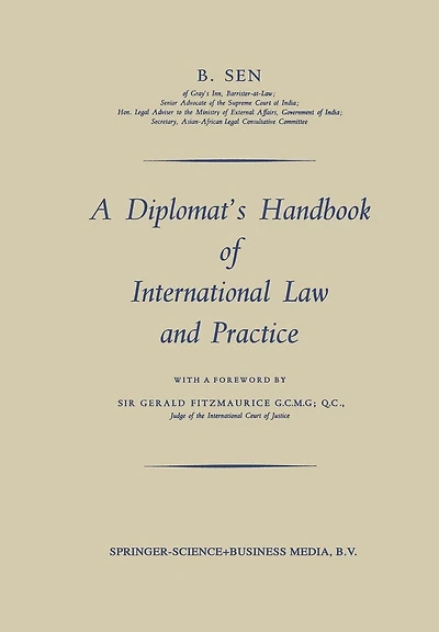 A Diplomat's Handbook of International Law and Practice