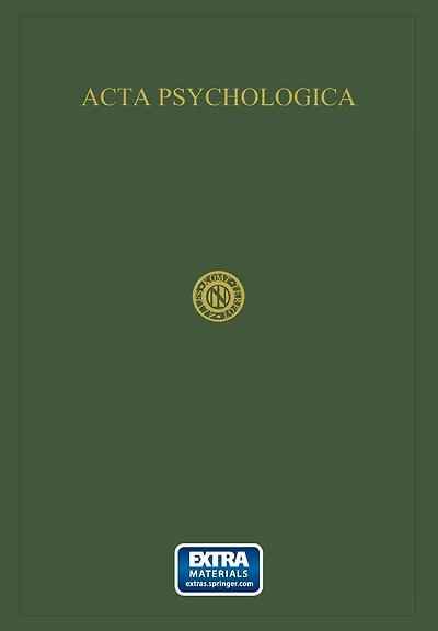 Acta Psychologica: Volume III
