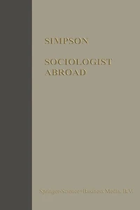 Sociologist Abroad
