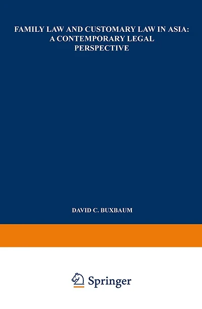 Family Law and Customary Asia: A Contemporary Legal Perspective