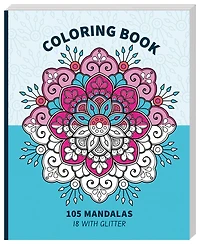 Mandala Glitter Coloring Book