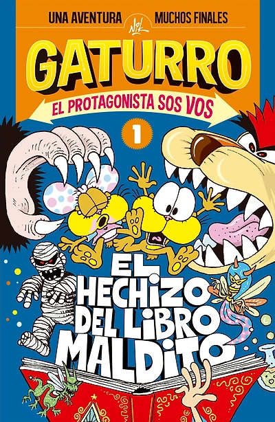 El hechizo del libro maldito (Gaturro. El protagonista sos vos 1)
