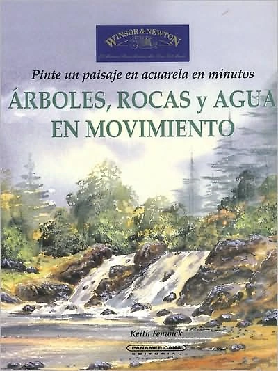 Arboles, rocas y agua en movimiento
