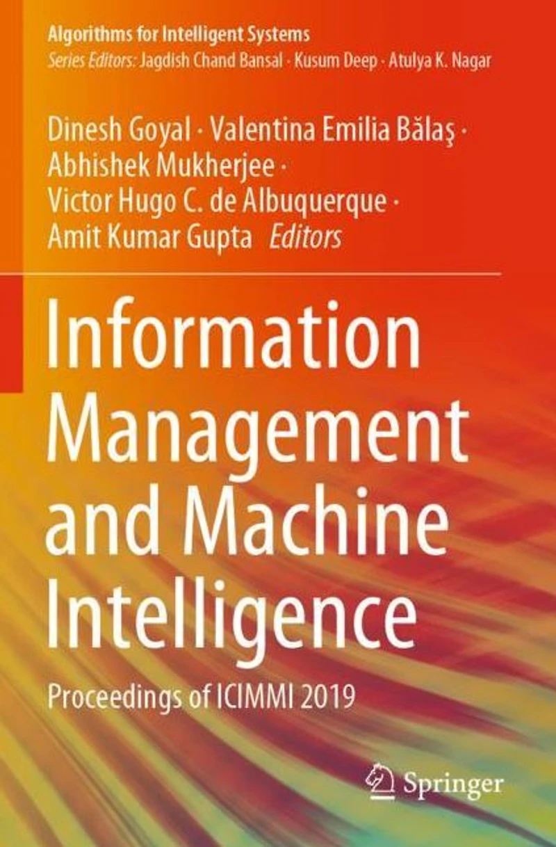Information Management and Machine Intelligence: Proceedings of ICIMMI 2019