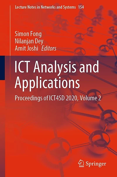 ICT Analysis and Applications: Proceedings of ICT4SD 2020, Volume 2