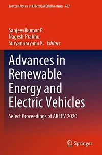 Advances Renewable Energy and Electric Vehicles: Select Proceedings of AREEV 2020