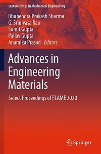 Advances Engineering Materials: Select Proceedings of FLAME 2020