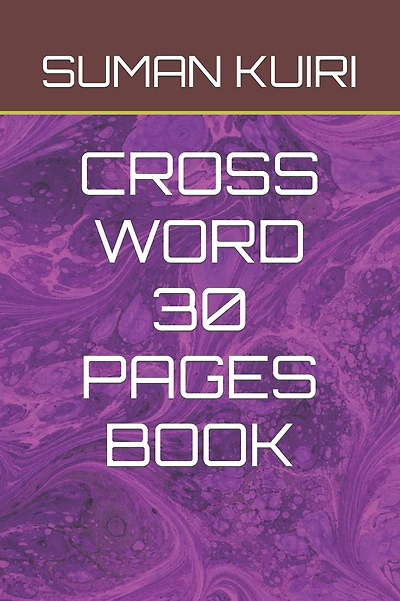 Cross Word 30 Pages Book
