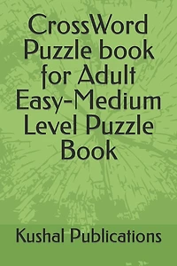 CrossWord Puzzle book for Adult Easy-Medium Level Puzzle Book