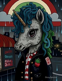 The Street Smart Unicorn Notebook: Boys Unicorn Composition Notebook with 120 Ruled Lined Pages, 8.5" x 11"
