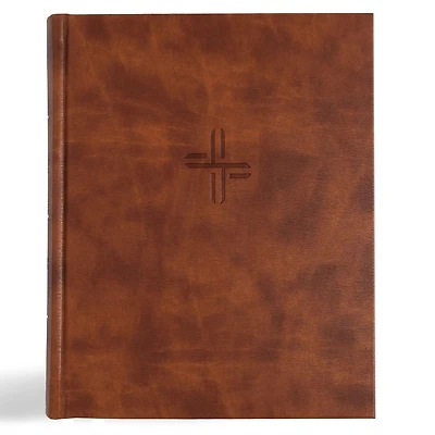 CSB Notetaking Bible, Expanded Reference Edition, Brown LeatherTouch Over Board