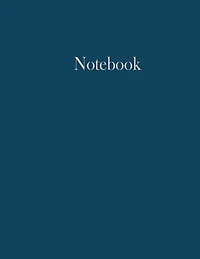 Giant Notebook Journal - 500 Pages: 5 Subjects Composition Notebook - Table of Contents - Numbered Pages - Beautiful Blue Cover - 250 sheets