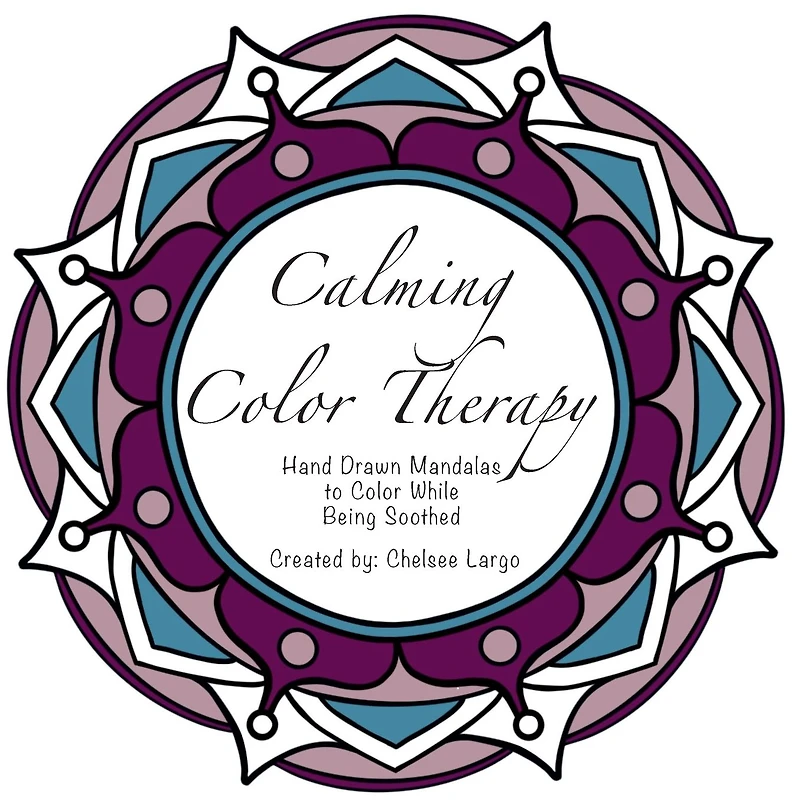 Calming Color Therapy: Hand Drawn Mandalas to Color While Being Soothed