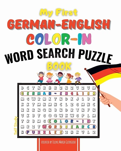 My First German-English Color-In Word Search Puzzle Book